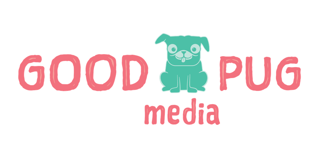 Good Pug Media Horizontal Full Color Logo